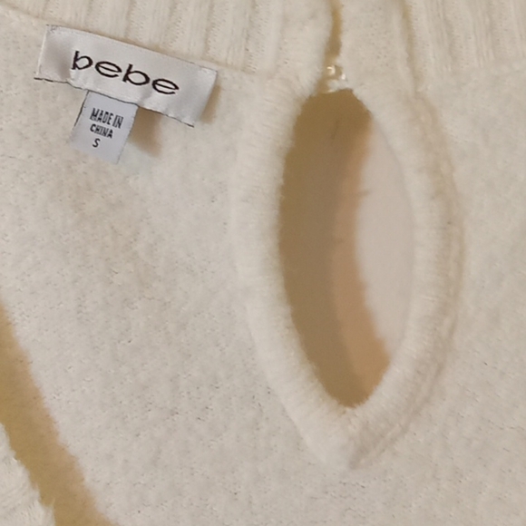Bebe Sweater Dress Cream Color Size Small Excellent Preloved Condition. - Picture 4 of 8